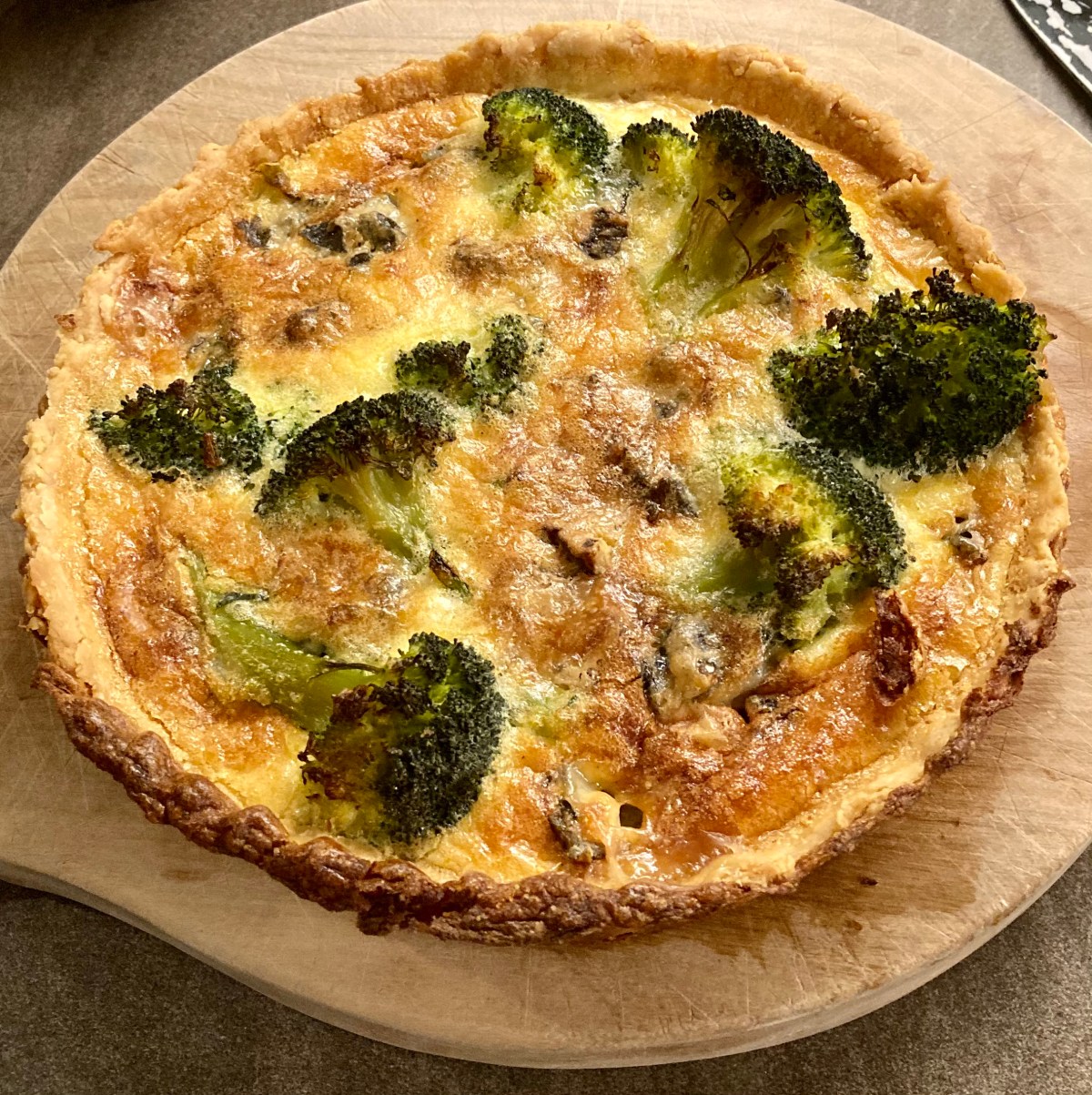 Broccoli Quiche from a Yorkshire Pudding?  Now That’s Clever!